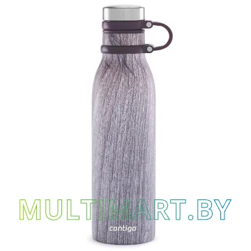 Термос-бутылка Contigo Matterhorn Couture 0.59 л (белый/коричневый)